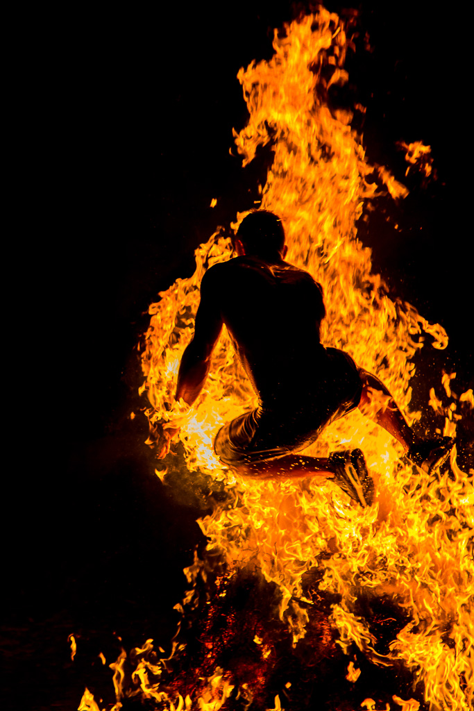 man-in-fire
